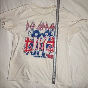 Vintage DEF LEPPARD classic T-Shirt - white